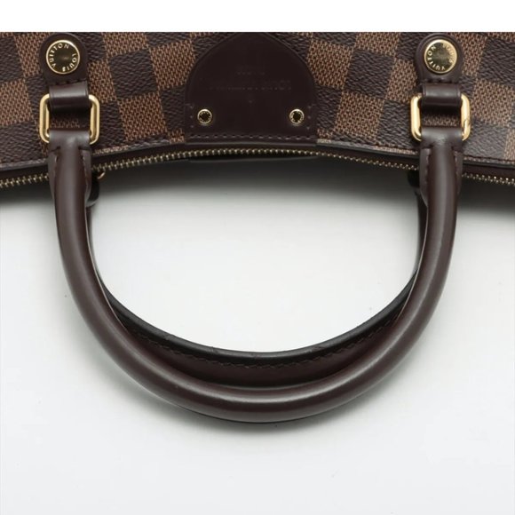 Louis Vuitton Sienna MM Shoulder Crossbody Bag Damier Canvas Brown Ebene - Picture 7 of 9